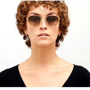 Mykita Women's Champagne Gold Gia F0IG Eyewear Sunglasses